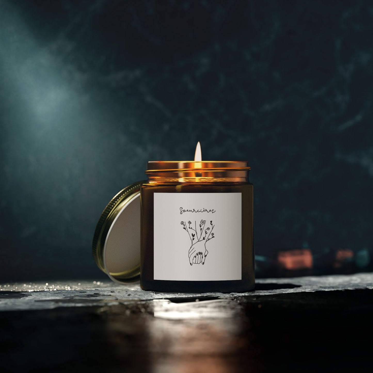 Scented Candles, Coconut Apricot Wax - Les Soeurcières - Lumière, Rituel & Intention