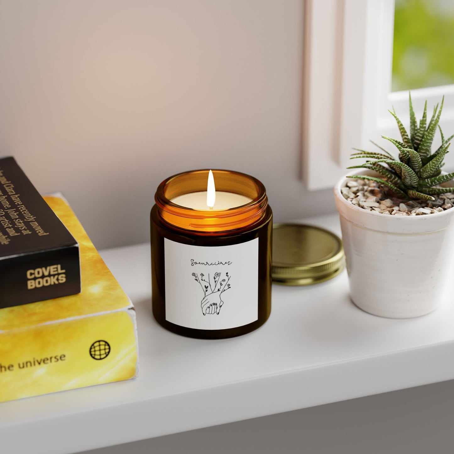 Scented Candles, Coconut Apricot Wax - Les Soeurcières - Lumière, Rituel & Intention